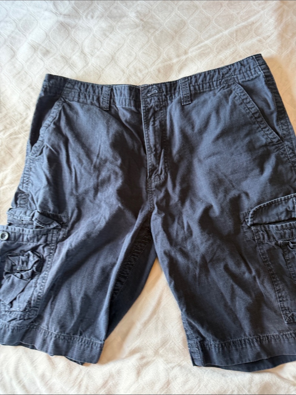 Men's Cargo Shorts in Navy - Classic Utility Style